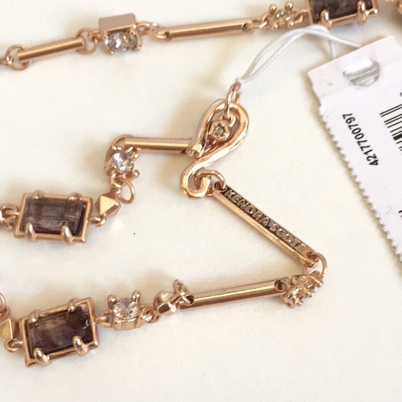 NEW ⭐️ Kendra Scott Long Necklace in Sable Mica - Picture 6 of 9